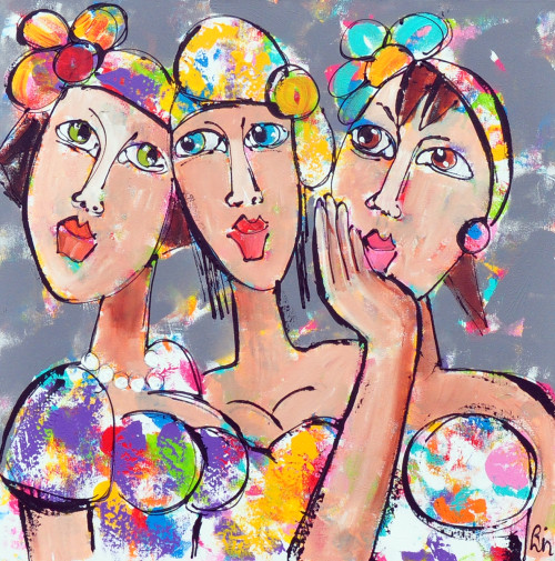 Three faces